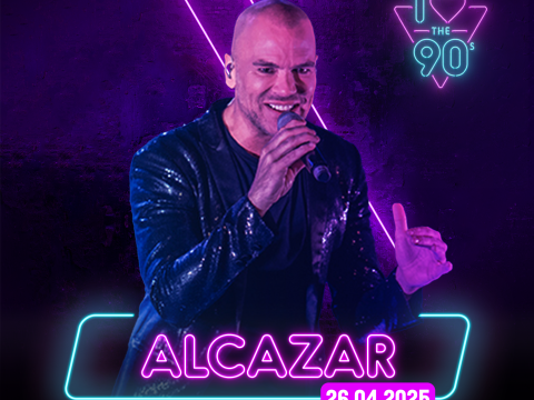 The wait is over, our first name is here!💥 Get ready to dance the night away with the iconic Alcazar!🎶 Hits, nostalgia, and pure 90&rsquo;s vibes await🕺
